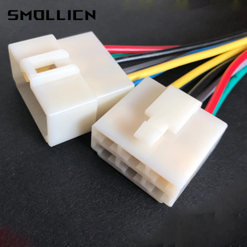 Description Picture 6 of item1 Set 1 2 3 4 6 8 9 Pin 6.3mm Electric Vehicle Connector High Current Equipment Wiring Harness Male Female Plug Car Butt Joint