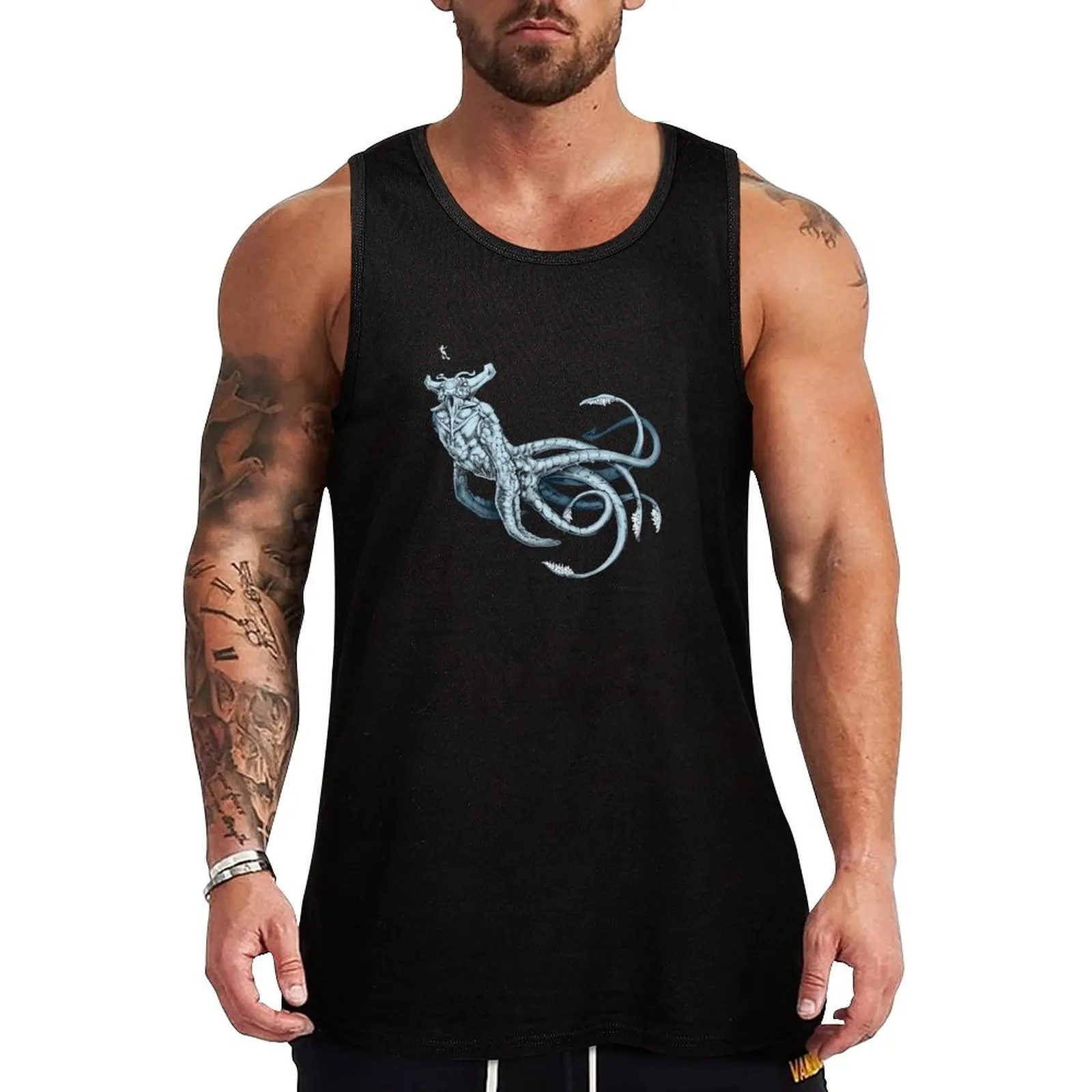 Sea Emperor Transparent Tank Top gym clothes man vests for men gym shirt man