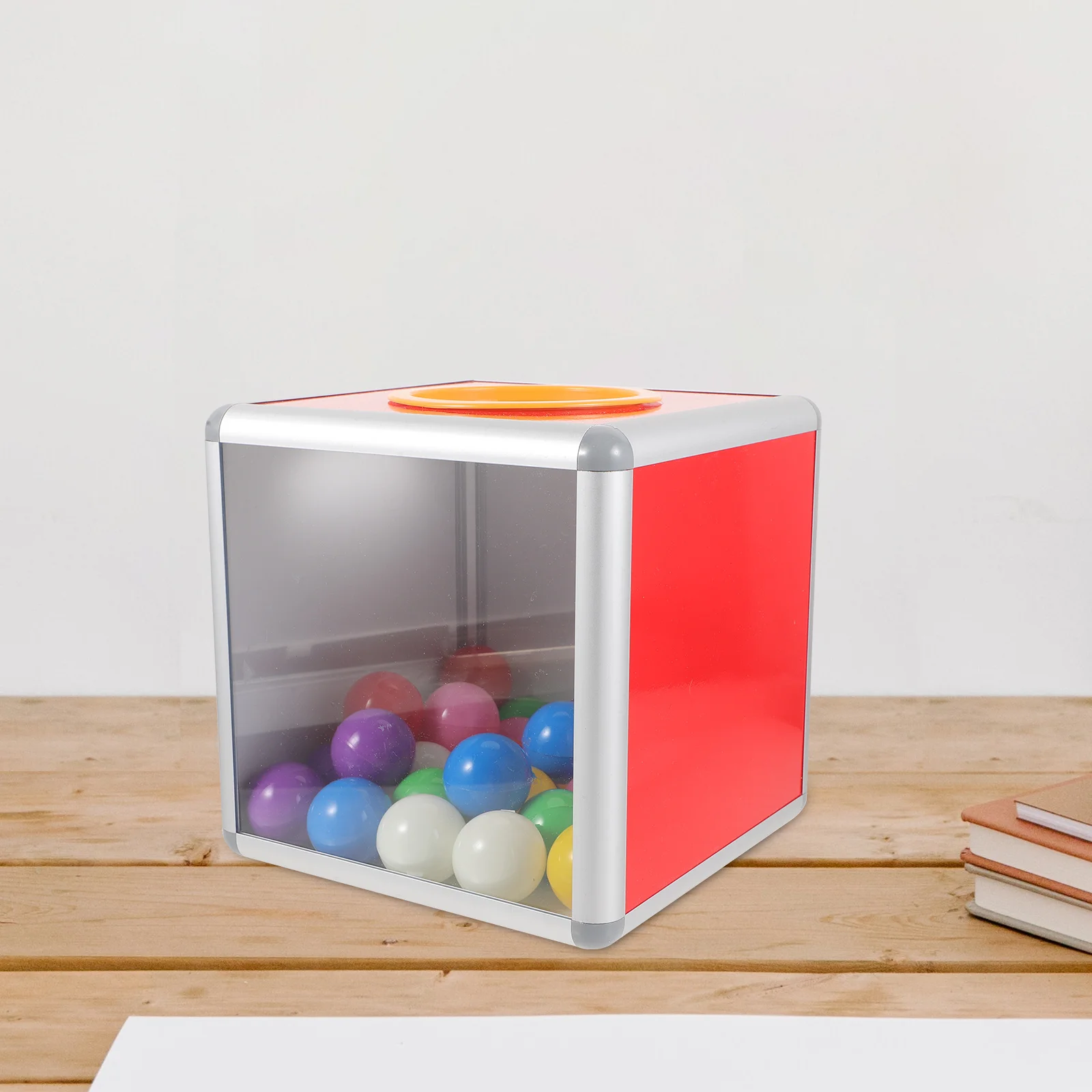 

Raffle Ticket Holder Donation Case Lottery Multipurpose Container Storage Bin Supply Office