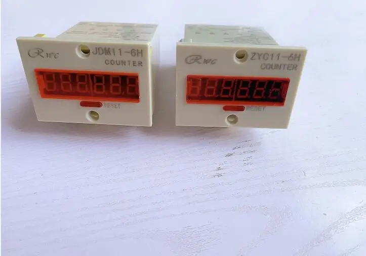 6 Digit Display Electronic Digital Counter JDM11-6H ZYC11-6H industrial counter Power failure memory electronic counter