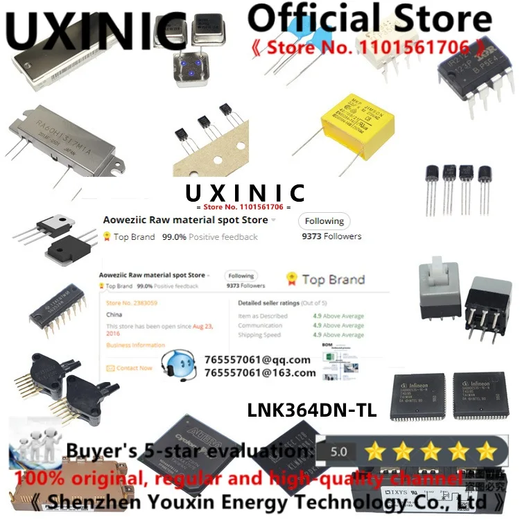

UXINIC 100% новый импортный оригинальный телефон LNK364DN SOP-8 чип питания