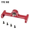 Aluminum Alloy 1/10 Transfer Case 70mm Width 5mm D-Shaped Shaft Metal For Axial Scx10 Upgrade Parts Rc Crawler Car Accessories 1