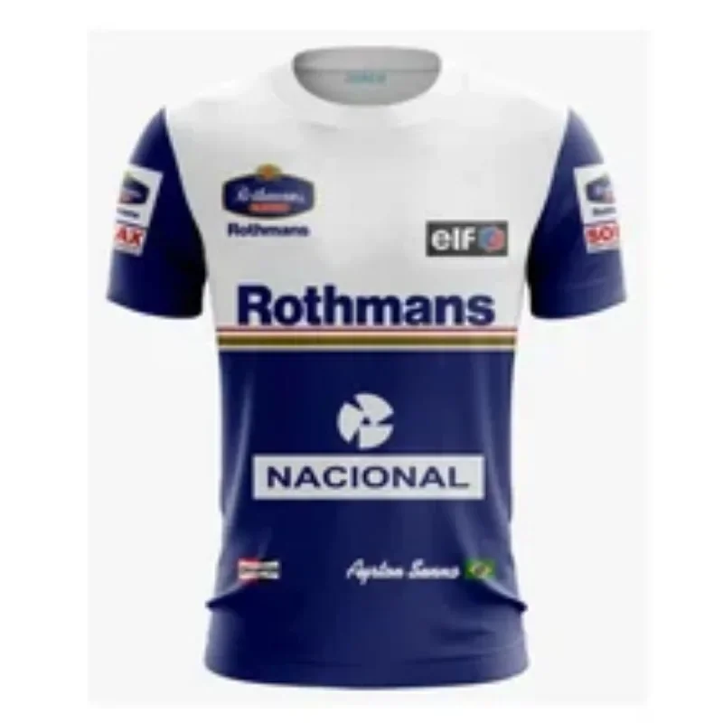 2025 New Men's and Women's Limited Edition Outdoor Sports Marc M Ř Rquez Salute Design Quick Drying 3D Printed Racing T-shirt 2