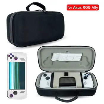 Custodia Rigida in EVA con Supporto e Organizer per Accessori, Protezione Schermo e Borsa per Console Portatile Asus ROG Ally