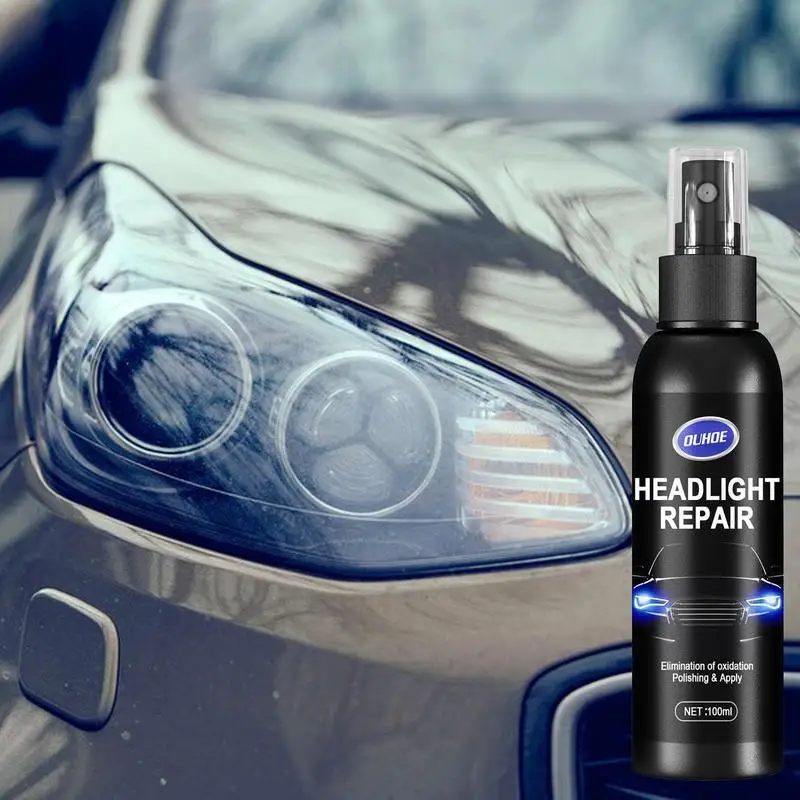 

Car Headlight Polishing Agent Scratch Remover Repair Fluid Headlight Renewal Polish And Maintenance Liquid Kit Auto Accessories