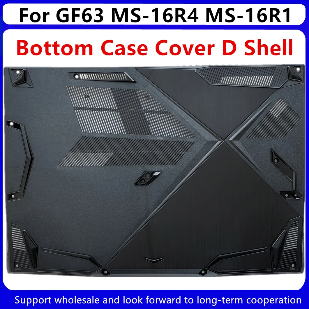 para Msi Gf63 8rc 8rd Gf63vr Ms16r1 Tampa Traseira Lcd Capa Traseira Moldura Dianteira Case Superior Palmrest Capa Base Inferior Dobradiças Novo - Imagem 3