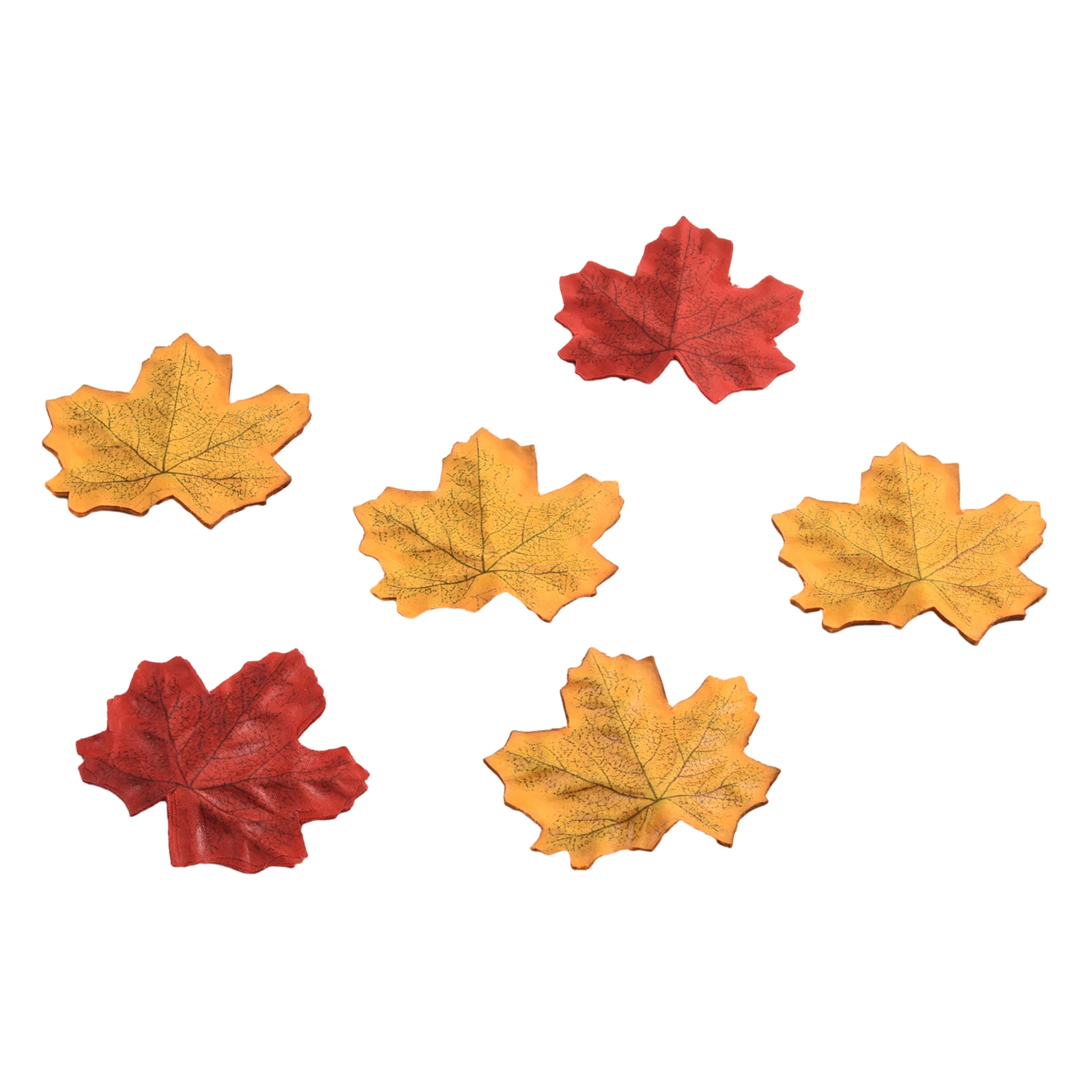100/200pcs Herbst Ahornblatt fallen gefälschte Seiden blätter Handwerk Hochzeits feier Dekor für zu Hause Hochzeits feier Weihnachts dekoration 8*8cm – Detail 10