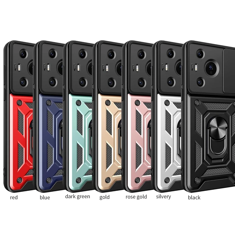 Rüstungshülle für Huawei Pura 70 Ultra P70 Pro Linsenschutz mit Ring Magnethalter Coque Fundas_voghion.com