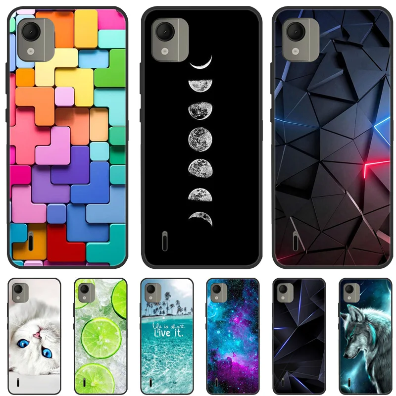 Custodia Per Nokia C110 Custodia Protettiva In Silicone Cool Per Nokia C110 C 110 Paraurti Fundas Nokiac110 Coque Cute Cat Shell 2023