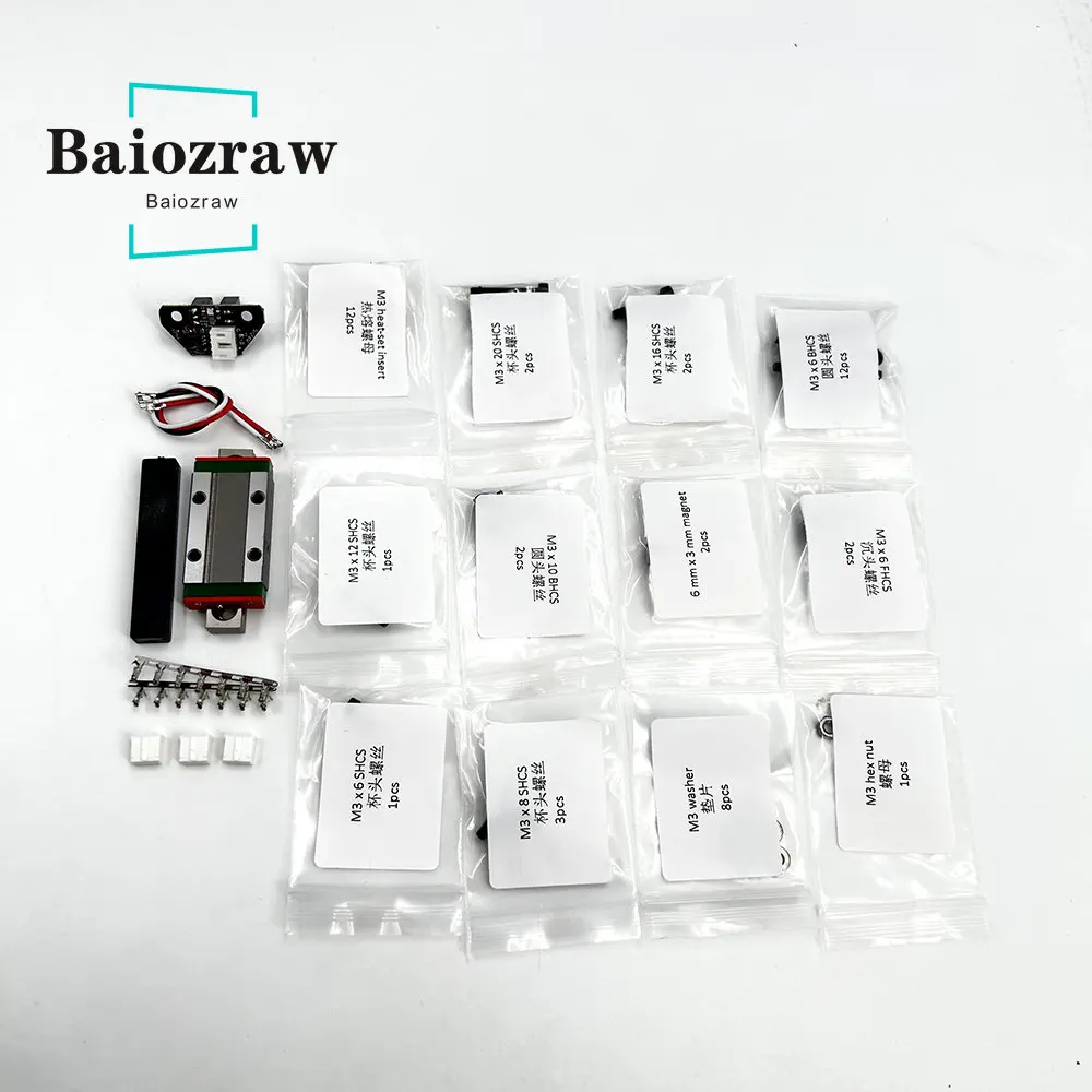 Baiozraw-voron Tap Probe Kit Optotap Pcb com Sensor Peça de Impressora 3d para v2 Trident Mgn9 Transporte Ferroviário r8 V2.4 - Imagem 2