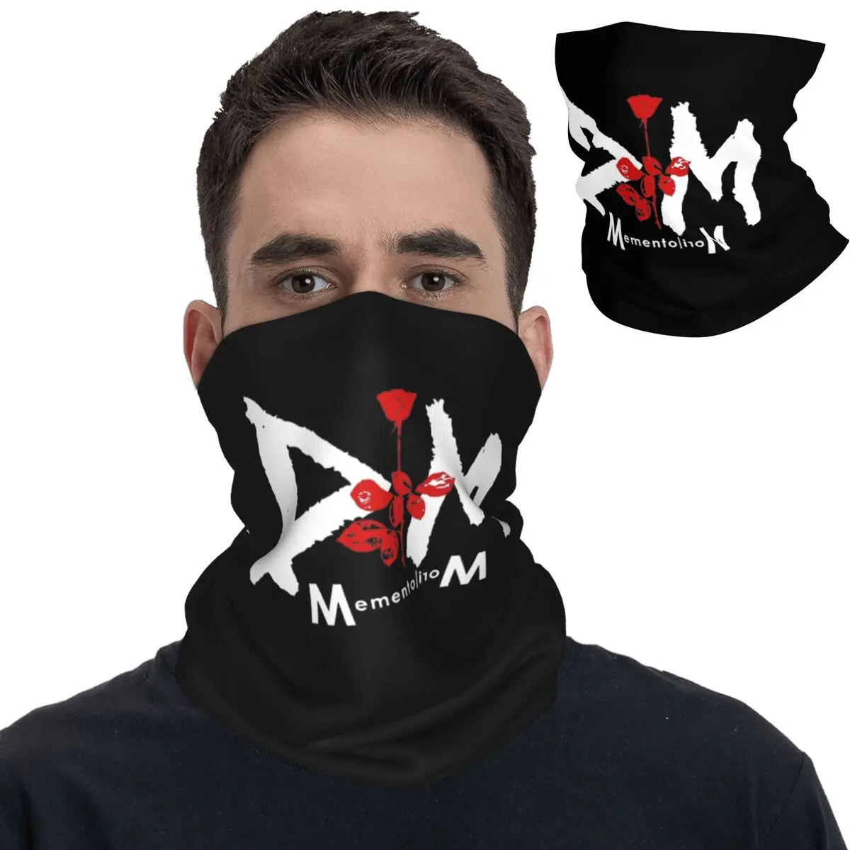Depeche Cool Mode 2023 Bandana Neck Cover Stampato Violator Dm Balaclavas Sciarpa Magica Copricapo Escursionismo Unisex Adulto Antivento