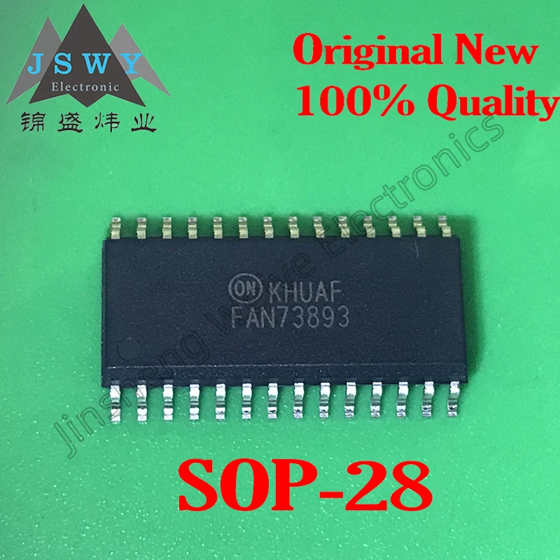 

3 pieces FAN73893MX FAN73893 100% brand new and original SOP28 3CH half-bridge gate power driver chip IC free shipping