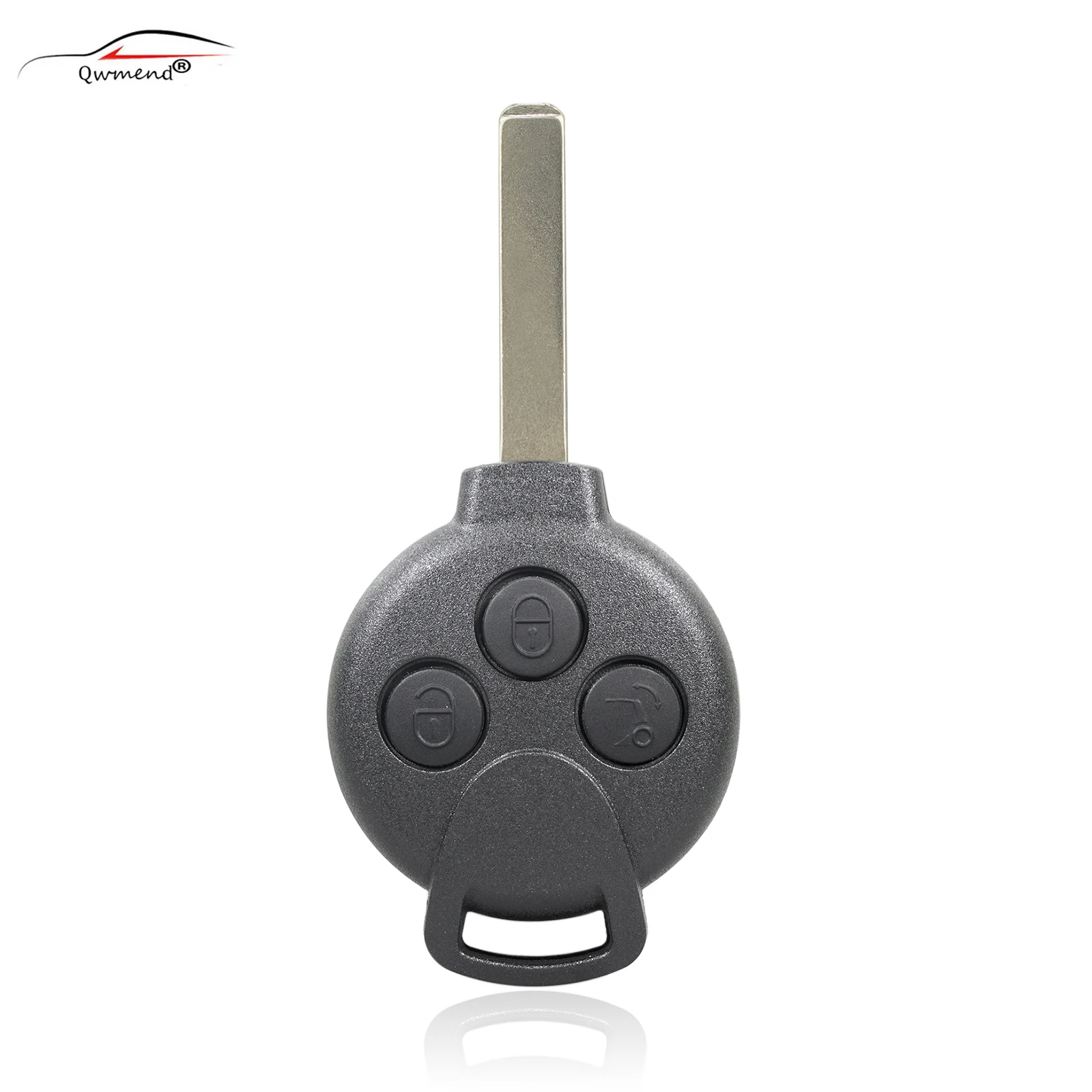 

QWMEND 433Mhz Smart Car Remote Key For Mercedes Benz City 451 452 454 2007-2013 Replace Key PCF7941Chip 3 Buttons