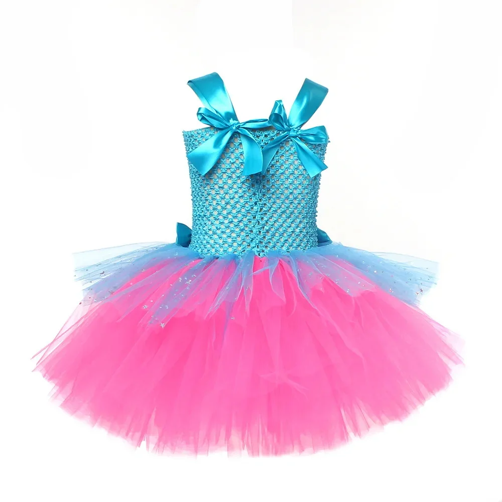LZH Children's Cosplay Dress Carnival Costumes Kids Formal Pageant Princess Gown Birthday Flower Girls Tutu Dress For Wedding