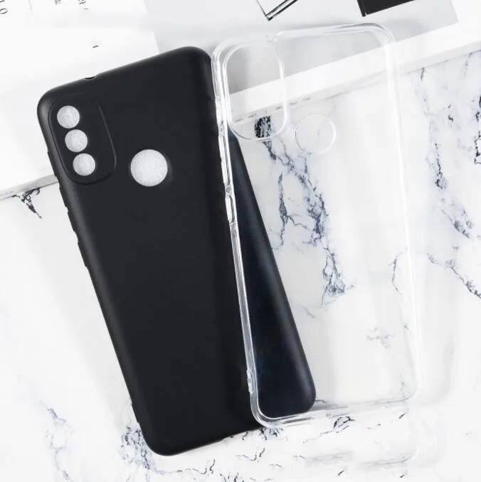 Custodia Morbida In Silicone Nero Per Motorola Moto E20 E40 Custodia Protettiva In Tpu Trasparente Per Moto E20 E30 E40 Cover Posteriore Trasparente P