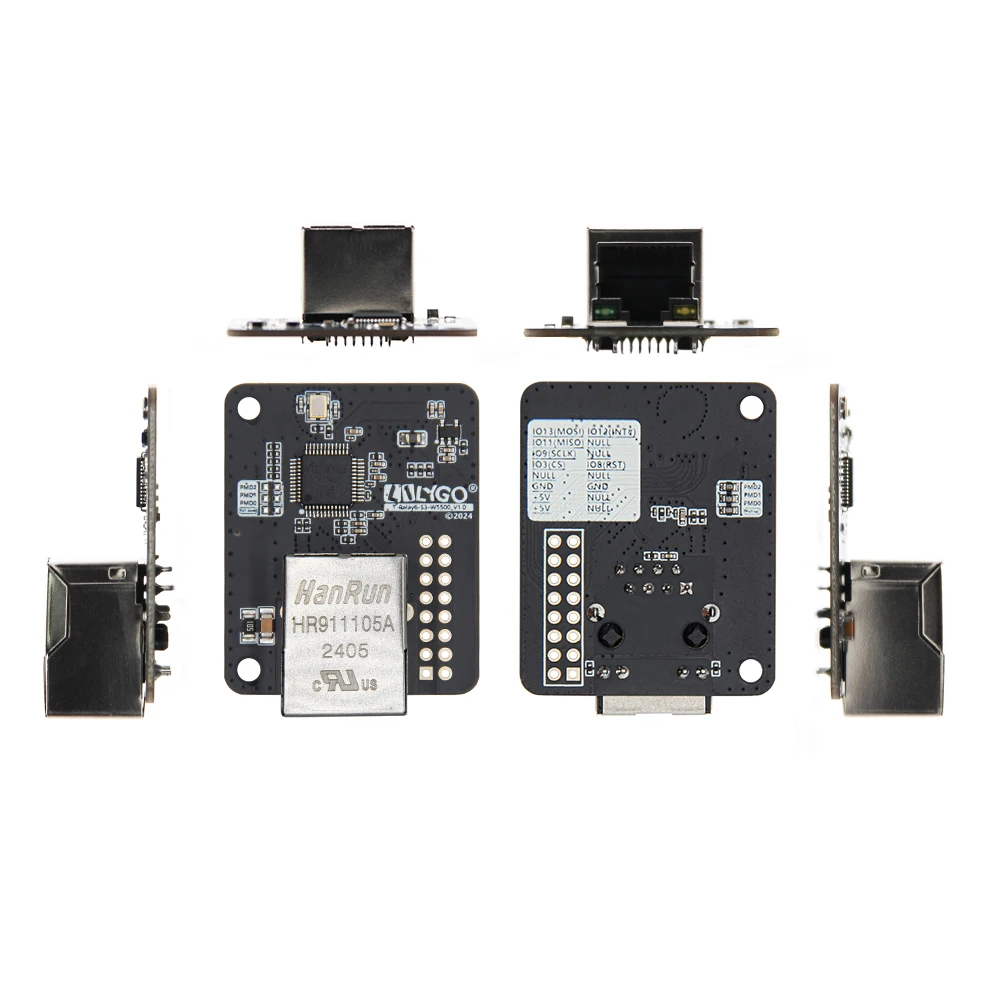 ® T-Relay-W5500 Ethernet Shield Used For T-Relay 4-Way Or 8-Way Development Boar