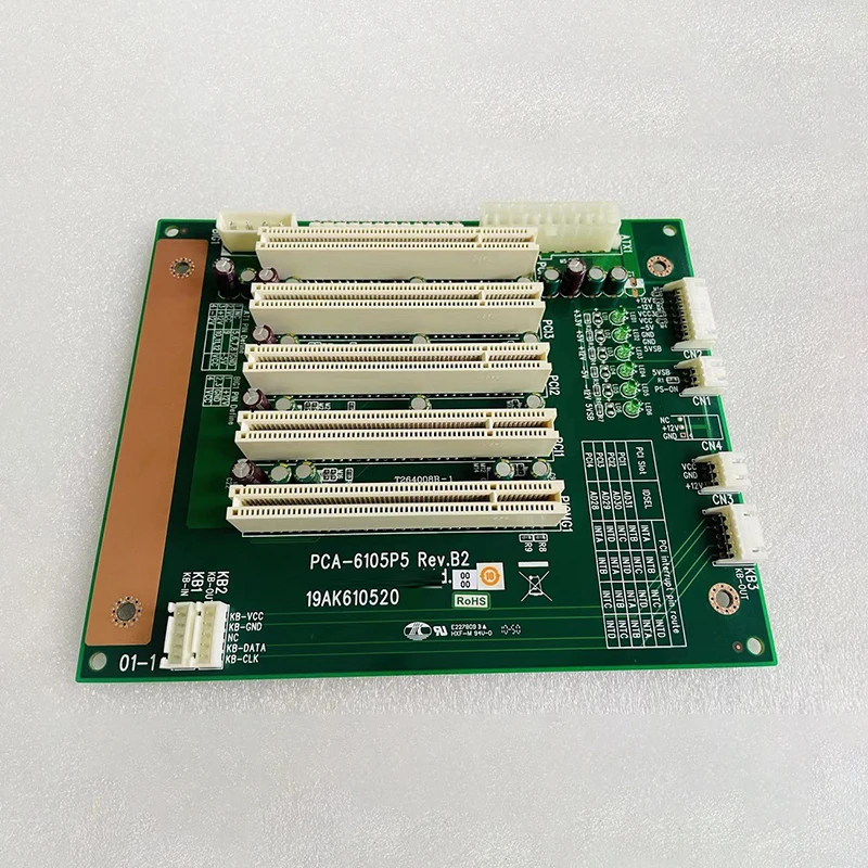 PCA-6105P5 REV.B2 19AK610520 For Advantech Industrial Control Baseboard 5PCI slot supports AT and ATX 7 PCA-6105P5 REV.B2 19AK610520 For Advantech Industrial Control Baseboard 5PCI slot supports AT and ATX - Image 5