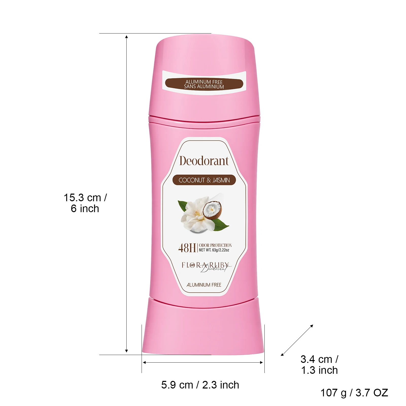 Crema deodorante per ascelle e corpo femminile, rimuove l'odore di sudore e la sudorazione a lunga durata. Cura della pelle._voghion.com