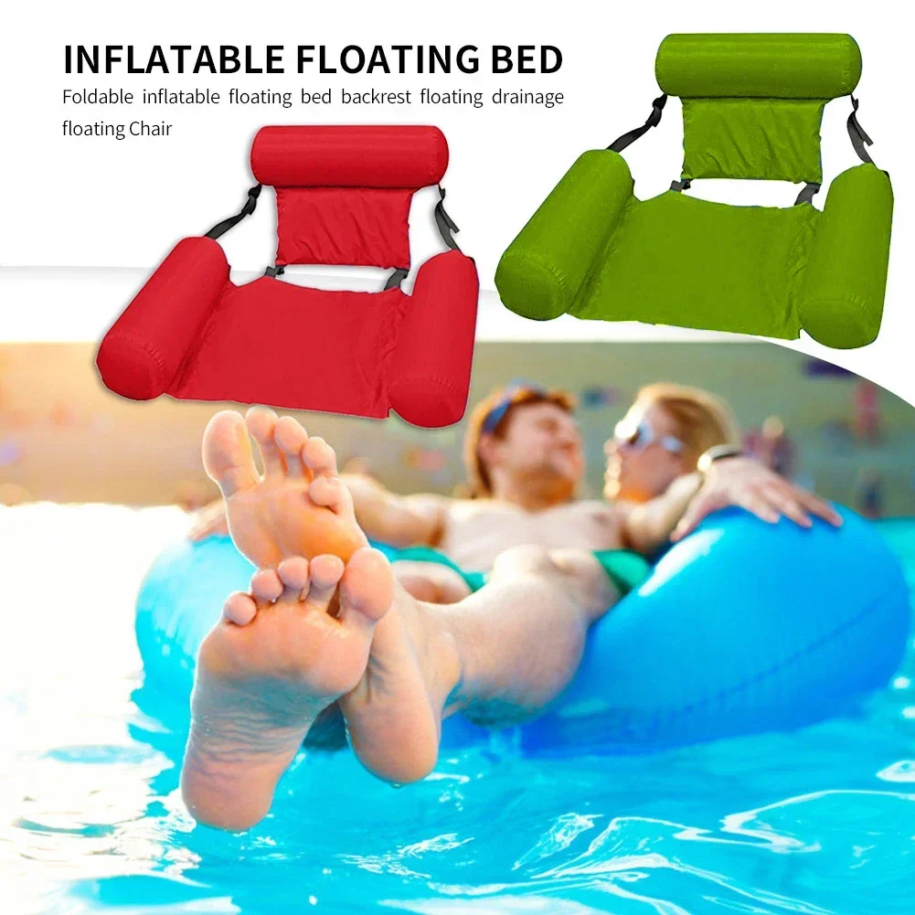 Inflatable Mattresses Water Swimming Pool Accessorie Hammock Lounge Chair Pool Float Water Foam Board Toys Float Mat Pool Rafts 5
