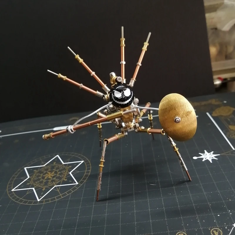 

3D Puzzle Metal Model Kit Parallel World Mechanical Universe: Ghost Warrior Silver Liang DIY Assembly Toy Children Adults gift