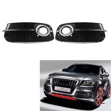

Sports Style Car Front Bumper Fog Light Grille Cover for Audi Q5 2009-2012 ABS Car Replacem Racing Grills Auto Accessories