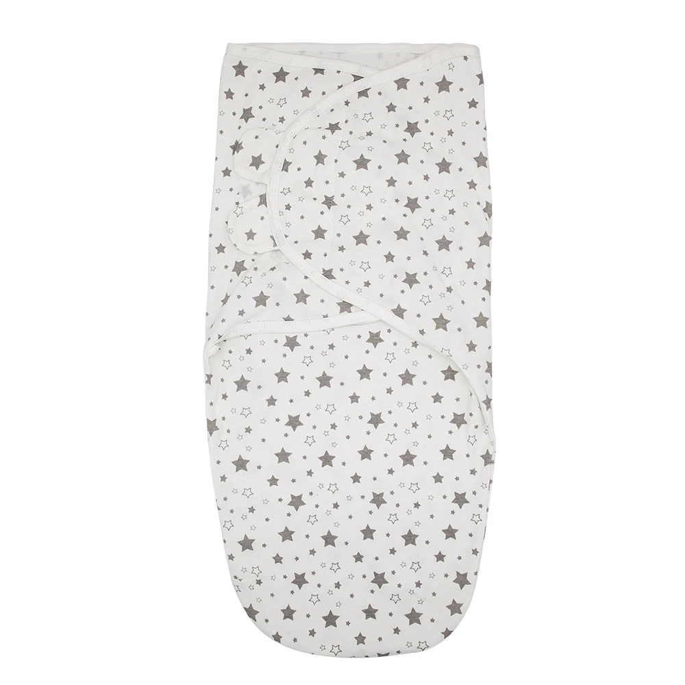 Baby Swaddle Cute Bear Embroidered Cocoon Design 100%Cotton Sleeping Bag For Newborn Baby Wrap Sleepwear Blanket Boys Girls