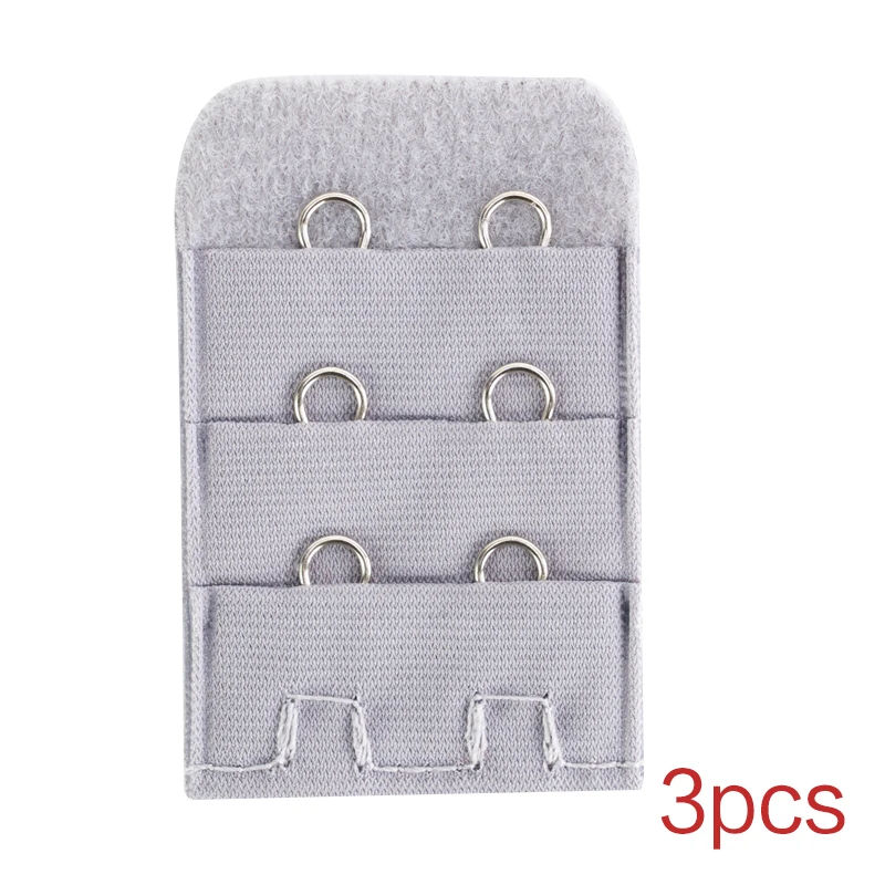 3PCS Bra Extension Lingerie Strap Extender Replacement Womens Accessoires With 3 Hooks Bar Extender Buckle Extension Lingerie