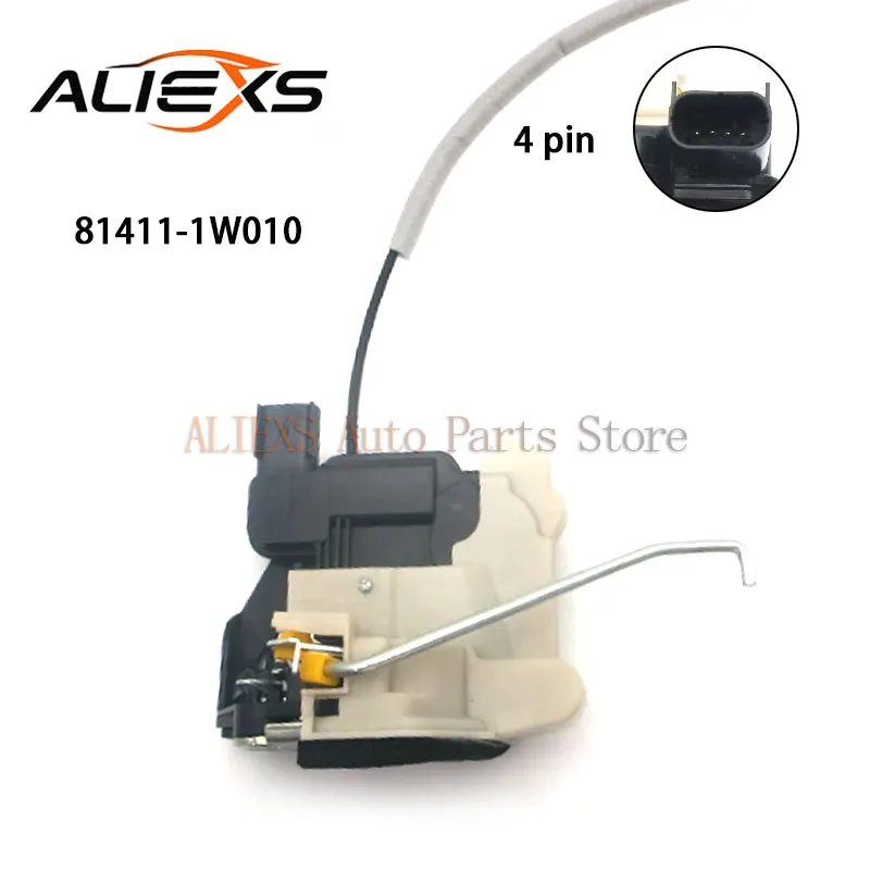 Assemblaggi Serrature Porte Anteriori e Posteriori Destra e Sinistra 813211W060 814111W010 814211W010 813111W030 per Kia K2 Hatchback 2012-2017 - immagine 3