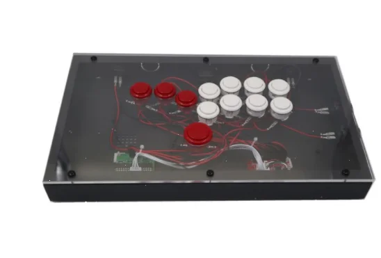 ゲーマーゆゆ　Custom AB Box TA.effects Transparent Hitbox/Mixbox WASD Style Arcade Joystick Fight