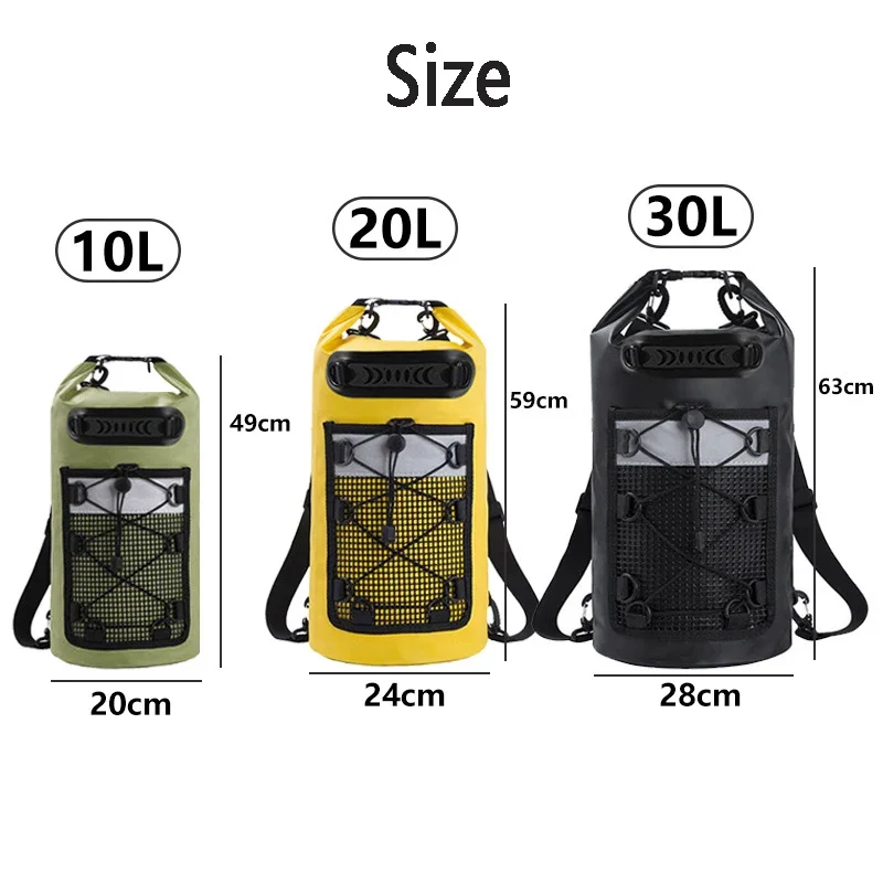 10L 20L 30L Waterproof Ocean Swimming Backpack for Kayaking Surfing waterproof dry bag