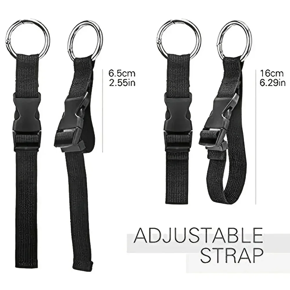 Travel Luggage Fixed Strap Backpack External Strap Portable with Release Buckle Add-A-Bag Luggage Belt Jacket Holder luggage strap elastic straps rubber tension strap