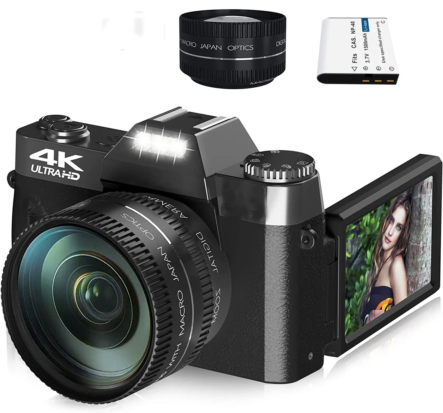 with lens