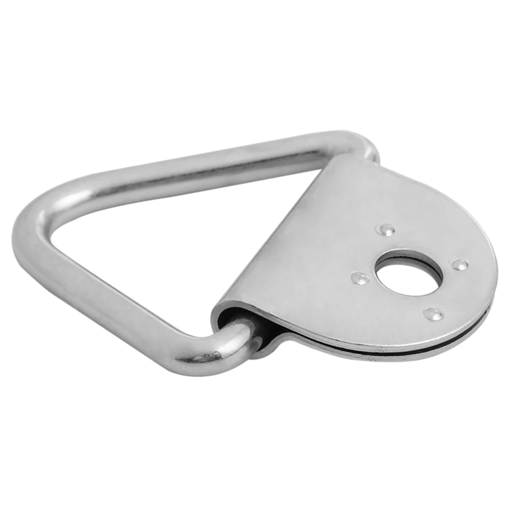 650kg/1433lbs Lashing D-Ring Tie Down Anchor for Truck Trailer Van Boat Horsebox Product Name Hook Gross Weight 70 g