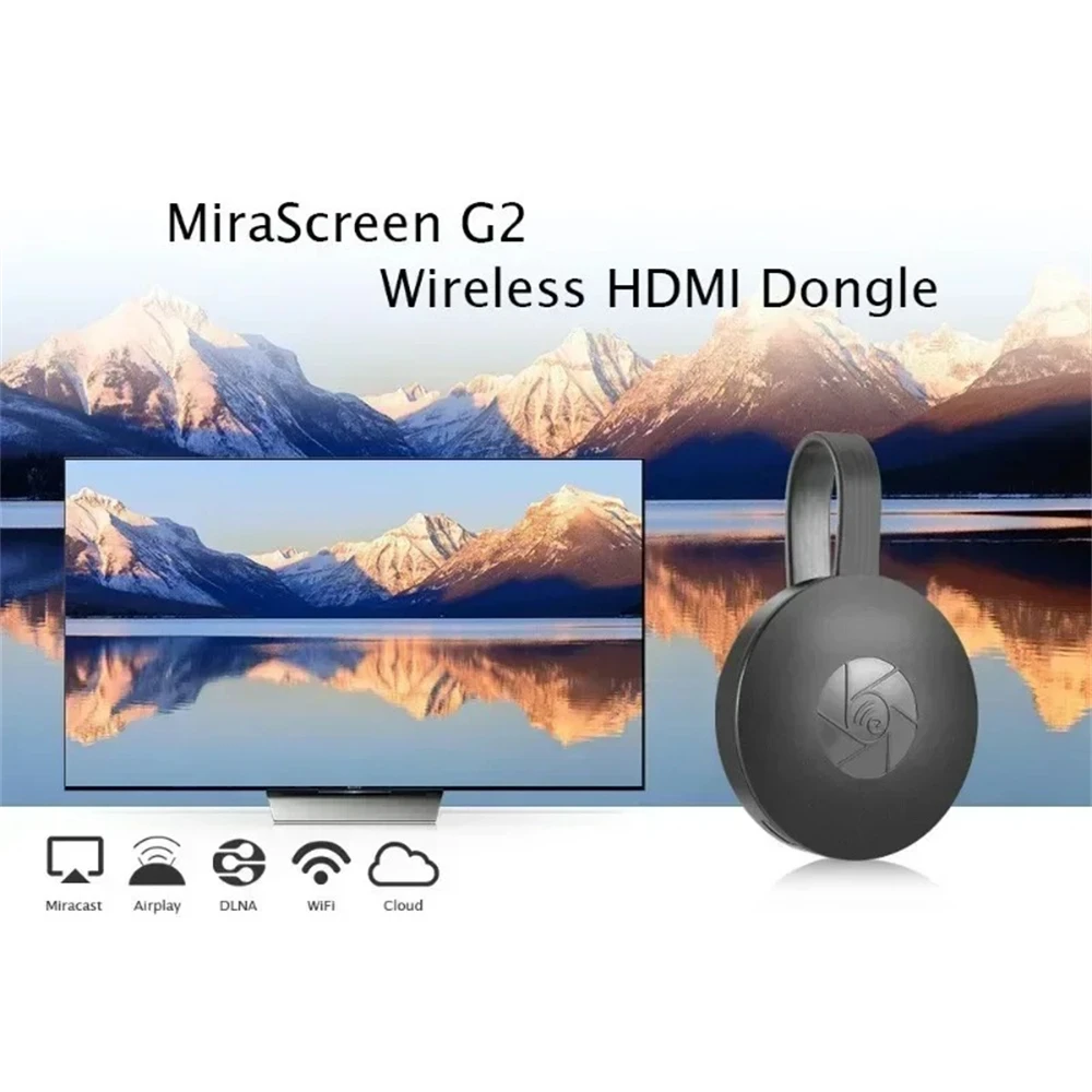 1080P G2 Opansten 무선 HDMI 미러링 IOS Andorid 라이브 스크린 프로젝터 용 TV HD에 연결 된 다중 장치 휴대 전화