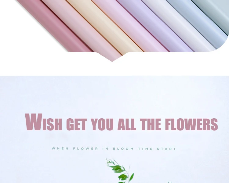 20pcs/lot Golden Border Rose Floral Wrapping Paper Korean Style Semitranparent Gift Wrap Florist Flower Bouquet Wrapping Paper