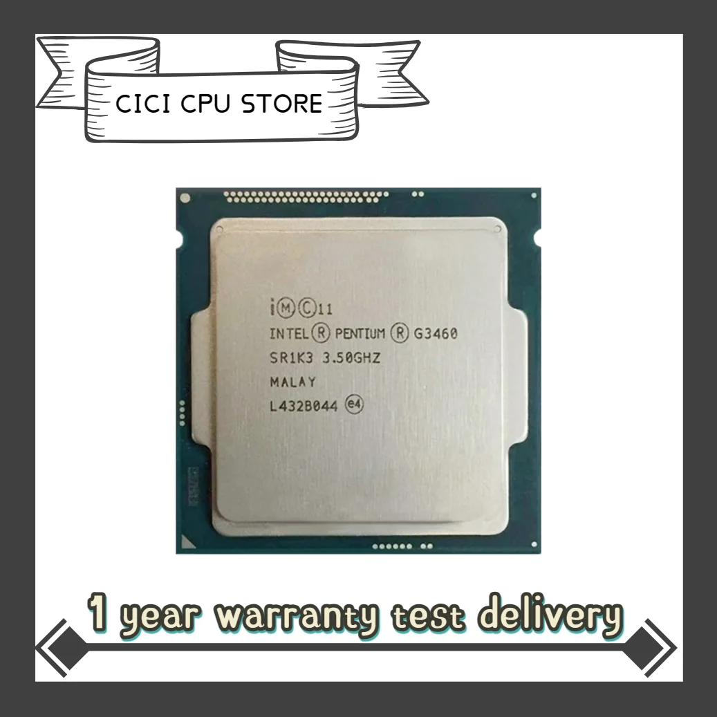 

Intel Pentium G3460 3.5GHz Dual-Core 3M 53W LGA 1150 CPU Processor