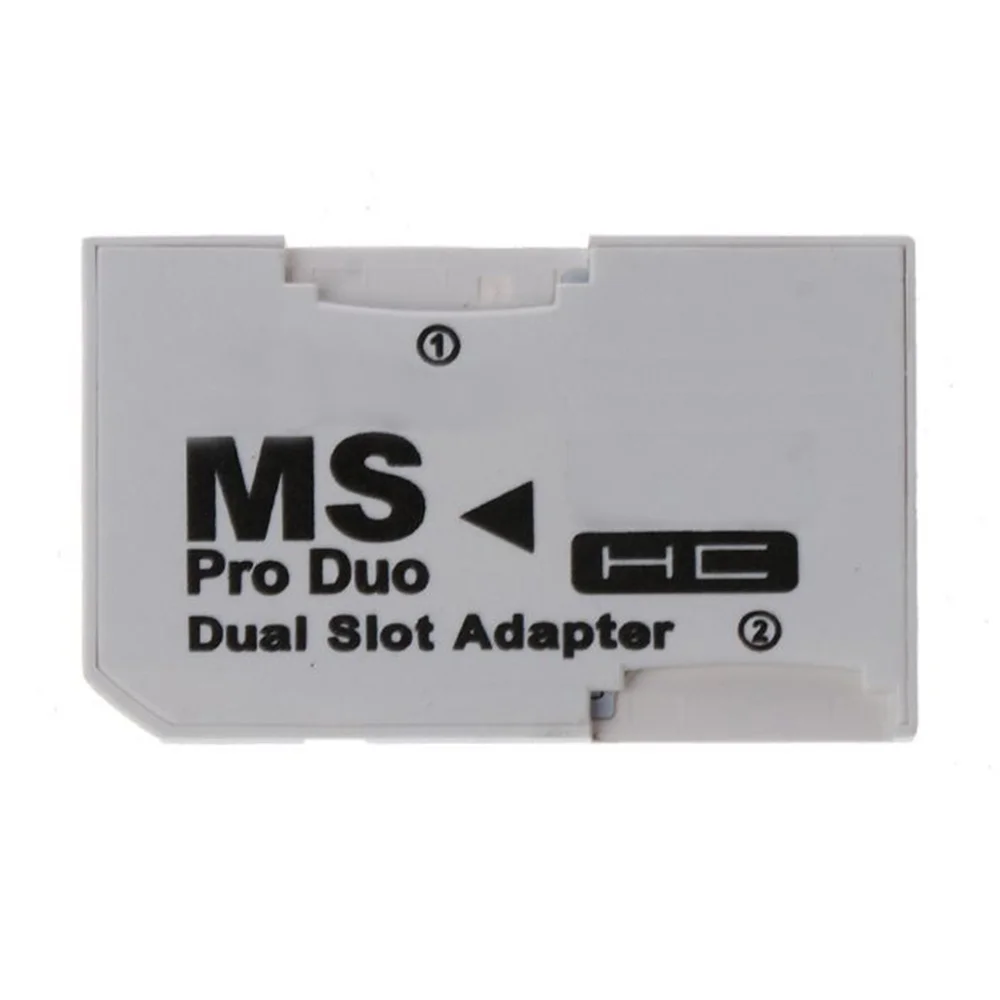 

Memory Stick Pro Duo Card Reader Micro-SD TF to MS Pro Card Adapter Single Dual Slots for Sony PSP Gamepad for PSP Card