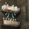 Wall Mounted Toilet Storage Rack Accessories No-punch Acrylic Bathroom Shelf Luxury Space Saving Kitchen Storage Organizer 4