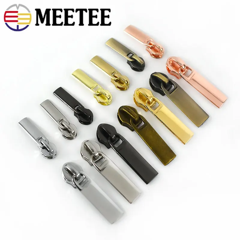 

10/30Pcs 5# 3# Zipper Heads for Nylon Zips Pull Down Jacket Pocket Zippers Sliders Bag Repair Kits DIY Garments Accessories