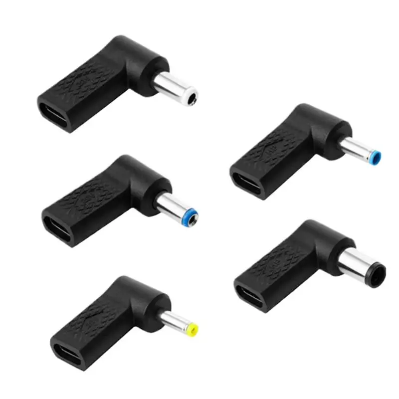 USB C to DC Adapter PD100W Typec to DC Power Adapter Support 5V 9V 12V 20V Charging Connector for Laptop 4.0x1.7/5.5x2.5/5.5x2.1 power adapter usb adapter laptop power adapter usb to dc adapter type c to dc adapter