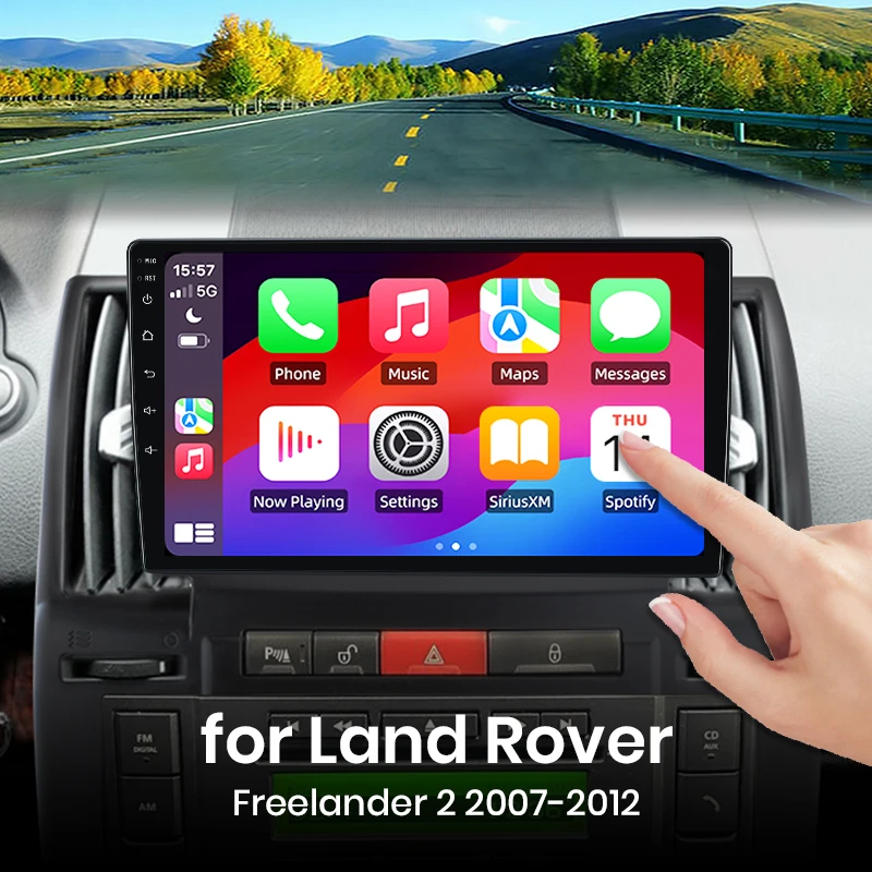 Para Land Rover Freelander 2 2007-2012 CarPlay para Apple Android Auto Radio GPS IPS RDS FM WiFi BT 4G 8Core Multimedia Estéreo 1