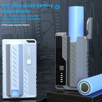 for iPhone Xiaomi Cyber Mecha Tactical Replaceable Battery Mobile Power 22.5W Fast charging Portable Charger External Battery 1