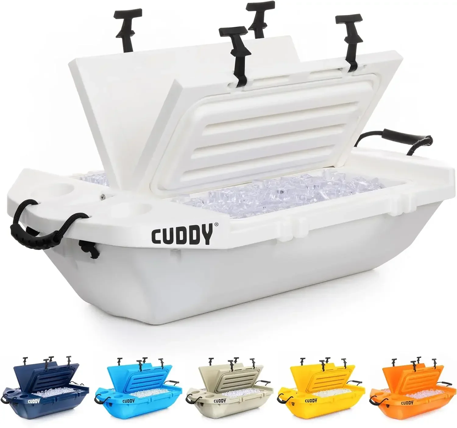 HOT Floating Cooler and Dry Storage Vessel &ndash; 40QT &ndash; Amphibious Hard Shell Design-Multiple Color Options