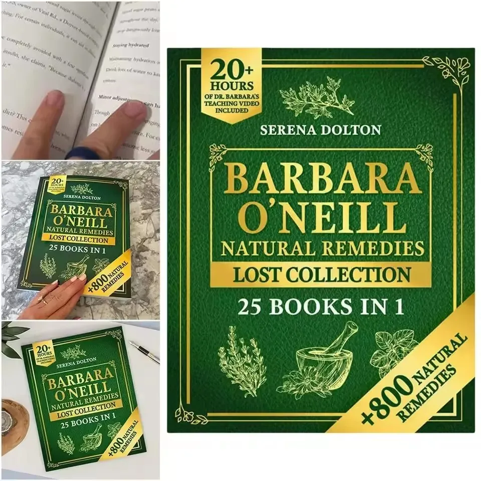 2 Books Sustain Me By Barbara O'Neill Natural Remedies Lost Collection A Holistic Guide to Herbal Medicine and Balanced Living 2