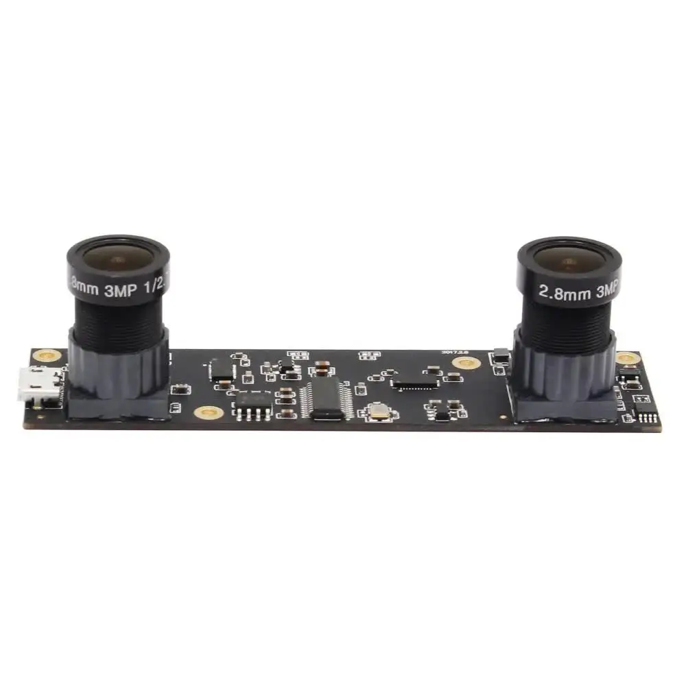 SVPRO 광각 듀얼 렌즈 USB 카메라 모듈, 3D 비디오 카메라용 USB 카메라, Aptina AR0330, 1920x1080, mjpeg, 30fps 카메라, 2.8mm