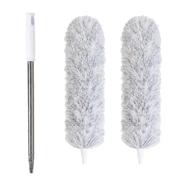 

Extendable Feather Long Handle Dust And Mite Removal With Bendable Head Telescoping Cobweb Dusters Cleaning Tool For Home