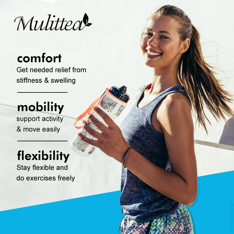 Mulittea Glucosamine Chondroitin for Joint Support&Health Complex with Additional OptiMSM Collagen Peptides for Hair Skin Nails
