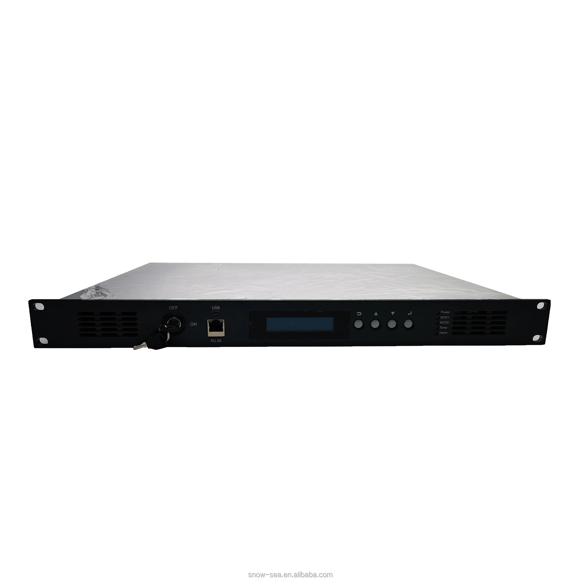 

1550nm 8x19dBm Gain Output CATV EDFA Optical Amplifier with AGC and Dual Power Supply and Simple Network Management Function