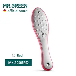 MR.GREEN Professional Double - Sided Stainless Steel Foot File (Red)