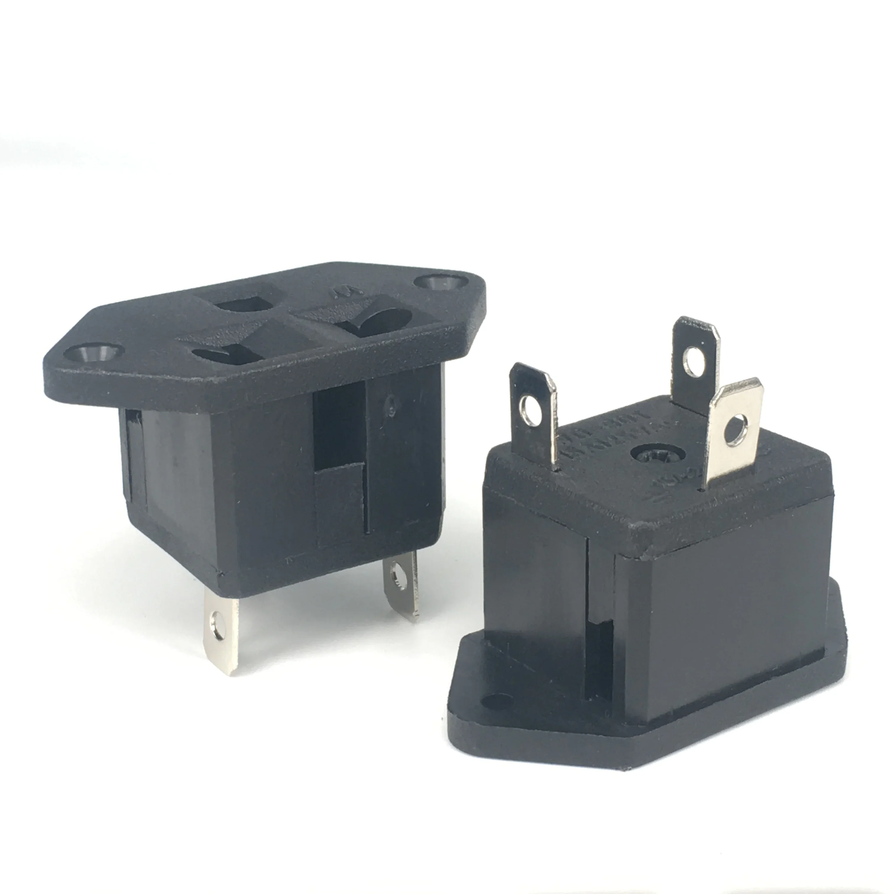 Chassis Female 3PIN US Nema 5-15R AC Inline Socket Plug Adapter plug adapter electrical socket power socket ac adapter power plug connector Industrial Power Connector Supply Output Outlet 10A/250V